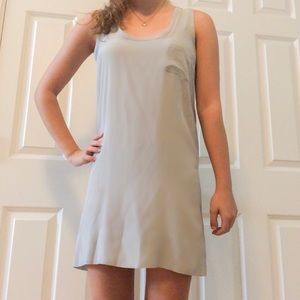Joie silk gray dress
